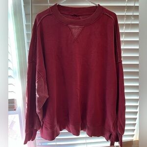 Aerie cherry tart Red Crewneck Sweatshirt